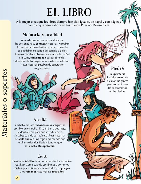 Ilustración de El maravilloso mundo de los libros