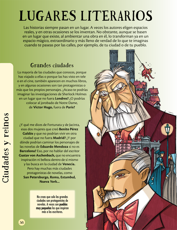 Ilustración de El maravilloso mundo de los libros