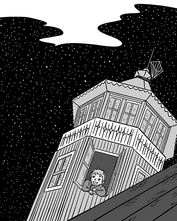 Ilustración de Radio Popov y los niños olvidados