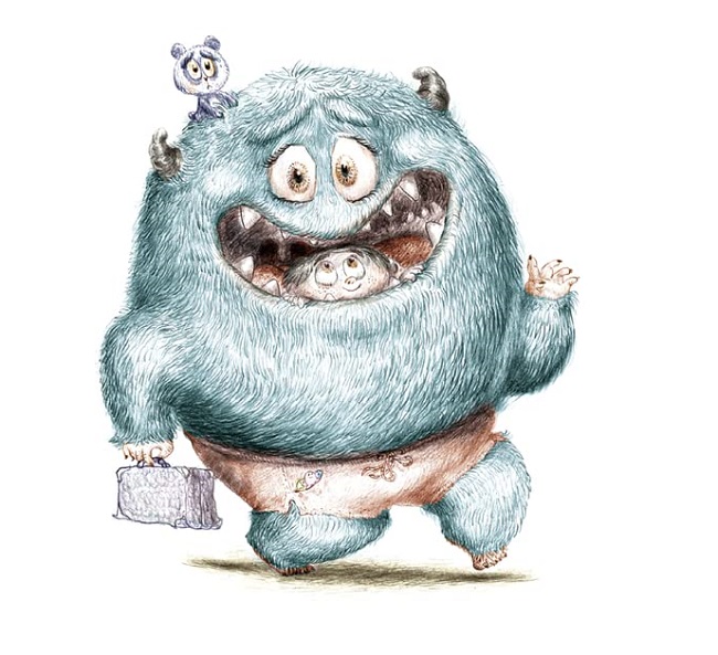 Ilustración de ¡Vaya trajín con el monstruo del armario!