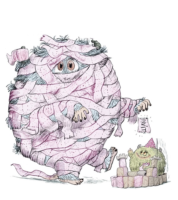 Ilustración de ¡Vaya trajín con el monstruo del armario!