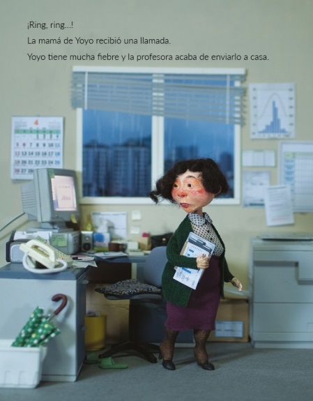 Ilustración de La extraña mamá