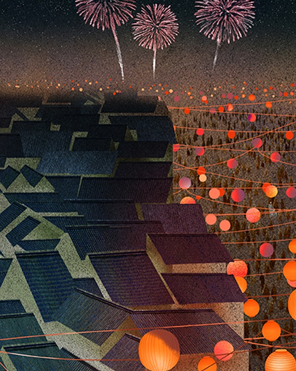 Ilustración de Quienes se marchan de Omelas