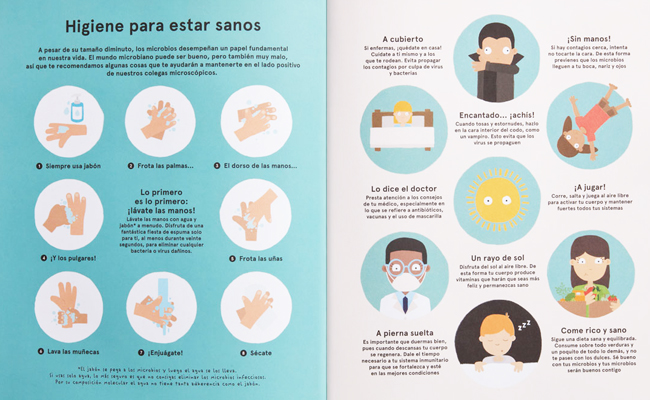 Ilustración de Los microbios y tú