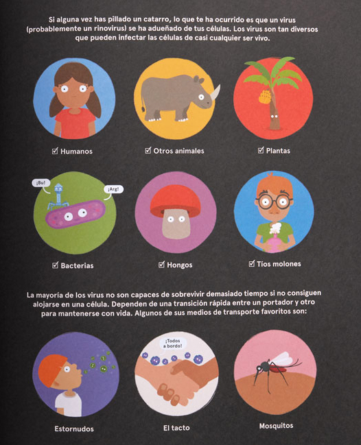 Ilustración de Los microbios y tú