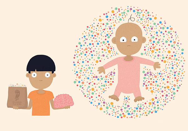 Ilustración de Los microbios y tú