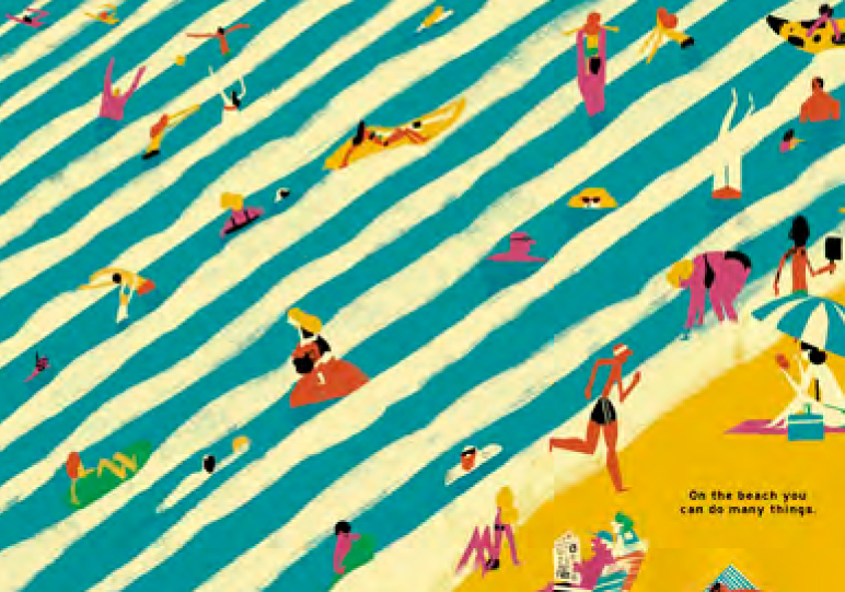 Ilustración de La playa