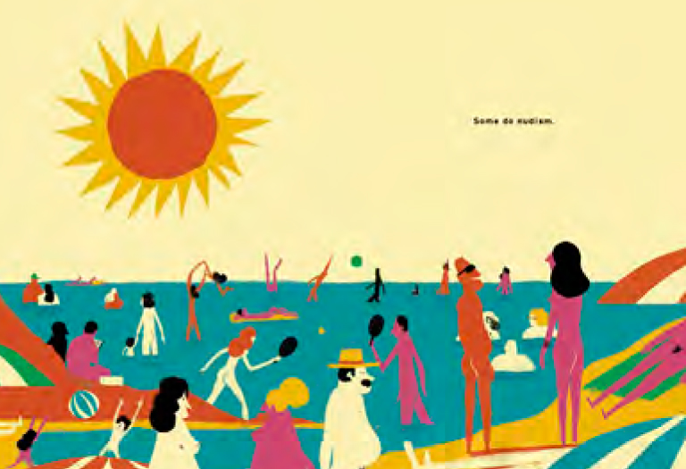 Ilustración de La playa