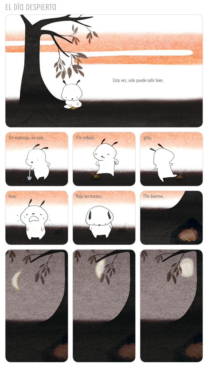 Ilustración de La caricia del viento