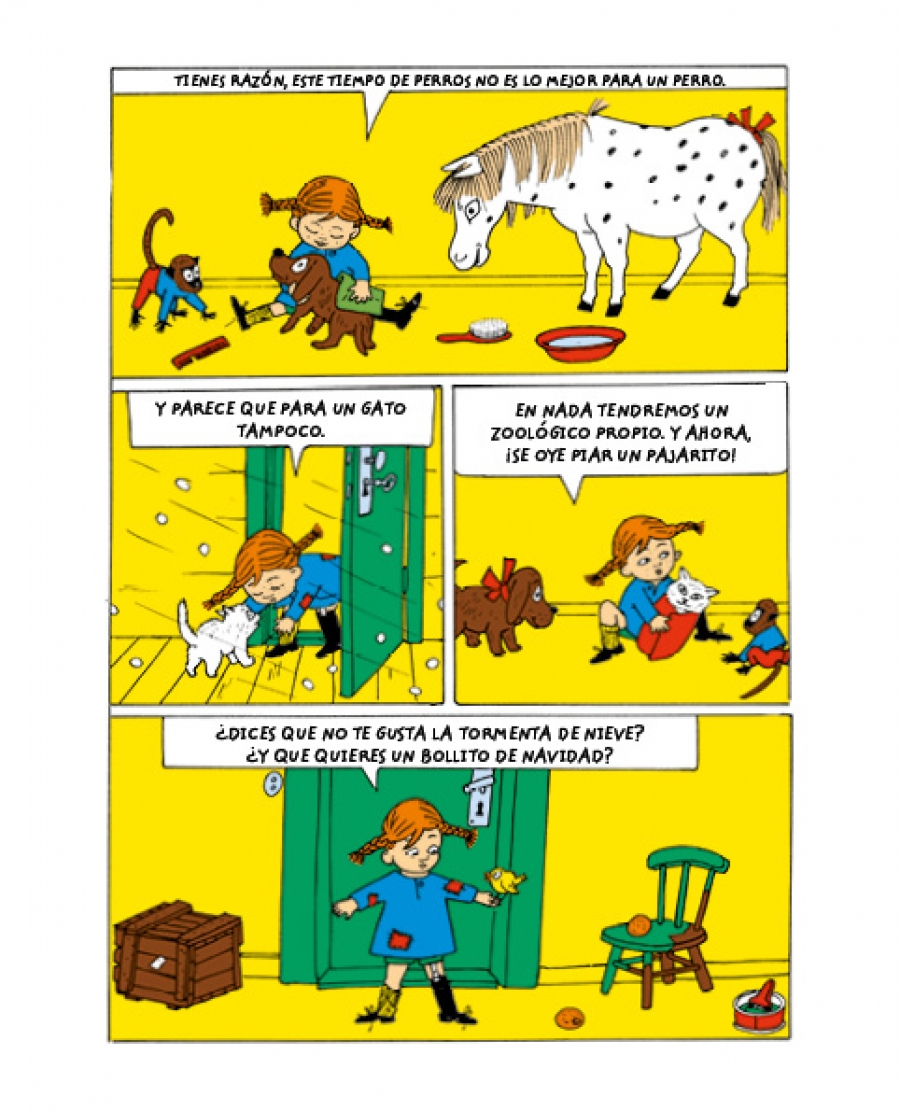 Ilustración de Pippi no quiere hacerse mayor / Pippi en el mar