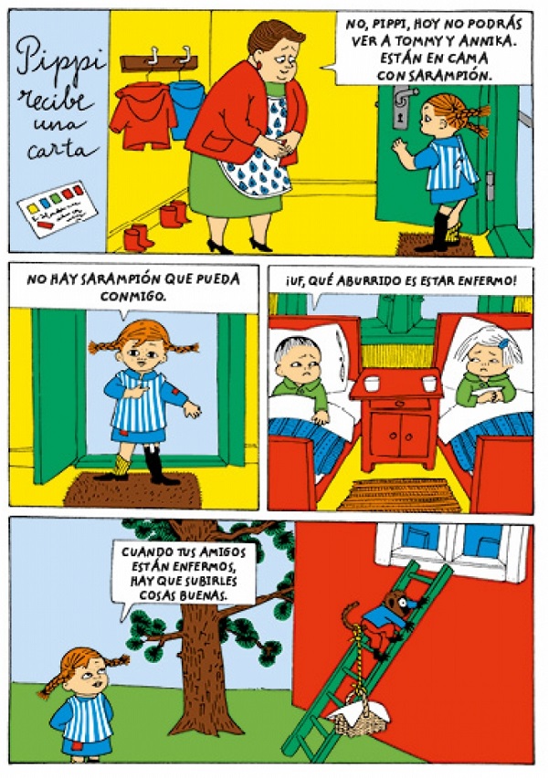 Ilustración de Pippi no quiere hacerse mayor / Pippi en el mar