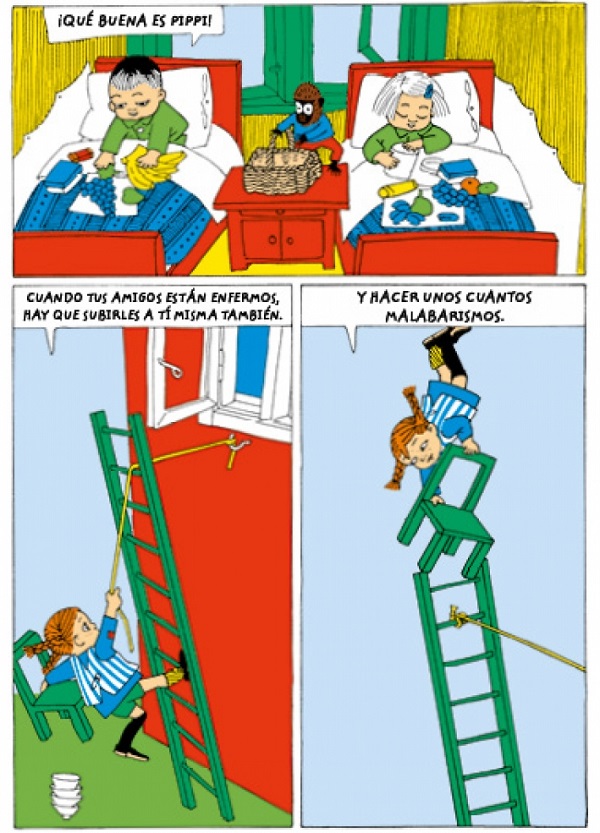Ilustración de Pippi no quiere hacerse mayor / Pippi en el mar