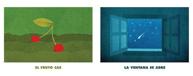 Ilustración de En verano / En invierno