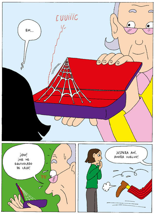 Ilustración de Violeta y las gafas mágicas