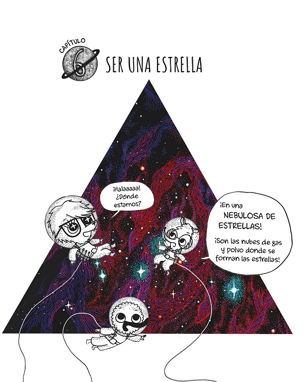Ilustración de Un fin de semana súper-espacial