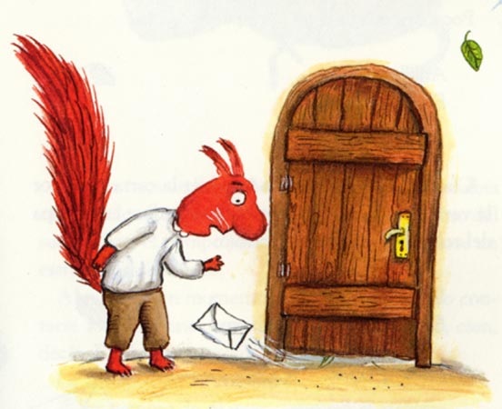 Ilustración de Cartas de la ardilla a la hormiga