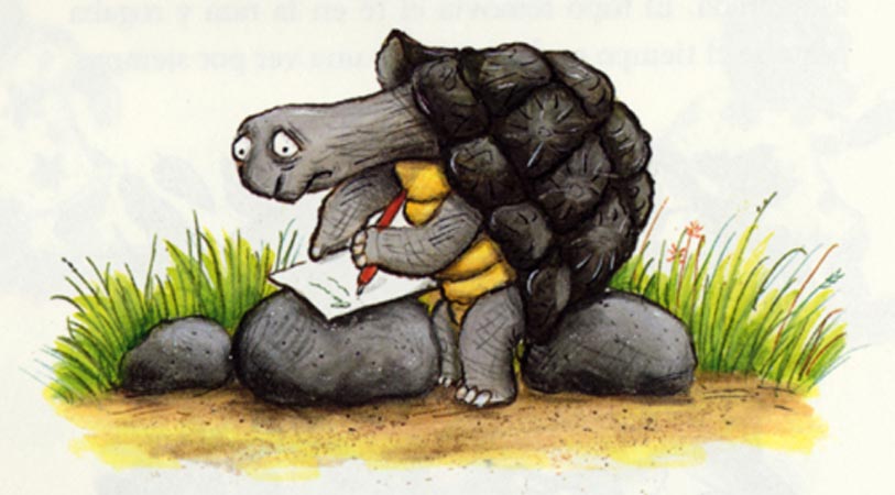 Ilustración de Cartas de la ardilla a la hormiga