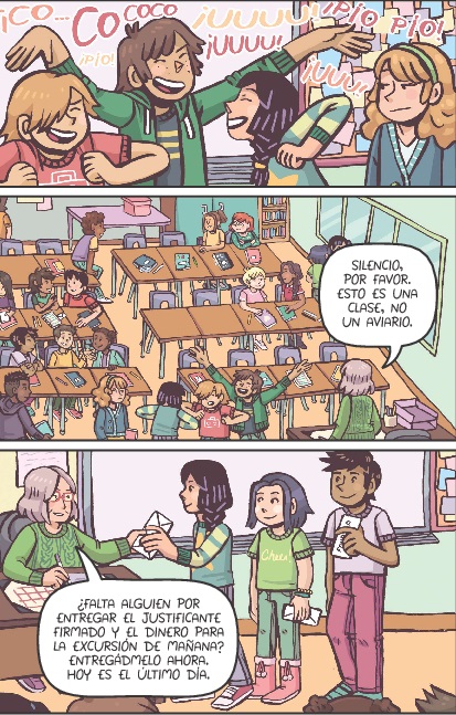 Ilustración de ACT, vota por Olivia