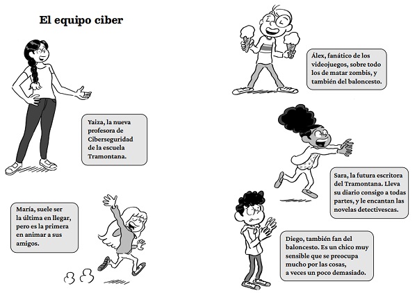 Ilustración de Las aventuras del Equipo Ciber