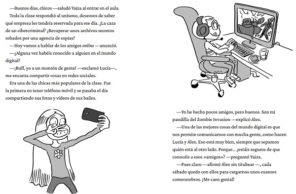 Ilustración de Las aventuras del Equipo Ciber