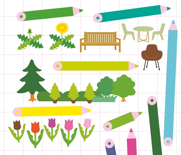 Ilustración de Mi pequeño jardín