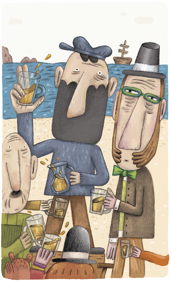 Ilustración de La caza del Tiburiente