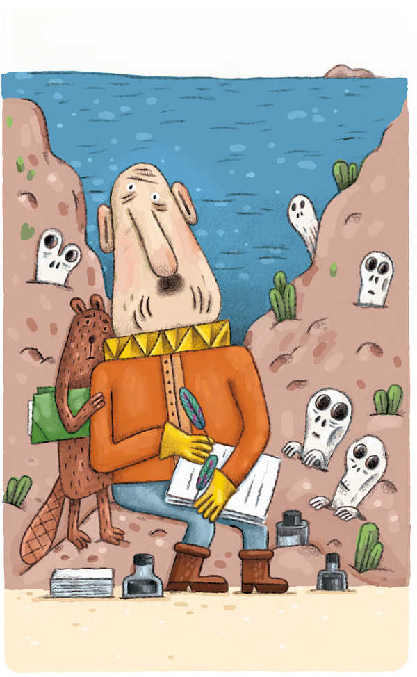 Ilustración de La caza del Tiburiente