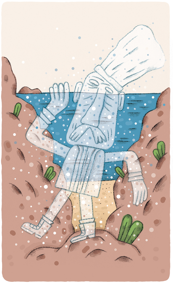 Ilustración de La caza del Tiburiente