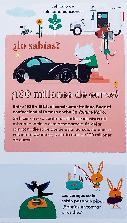 Ilustración de Zigzag. Los vehículos