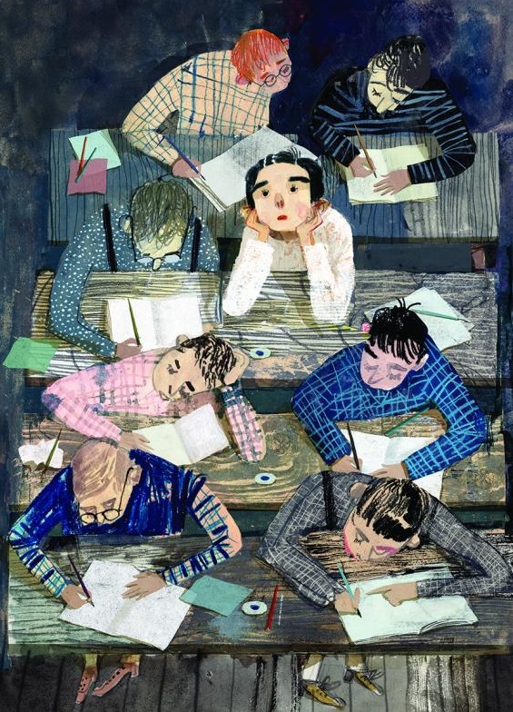 Ilustración de François Truffaut: el niño que amaba el cine