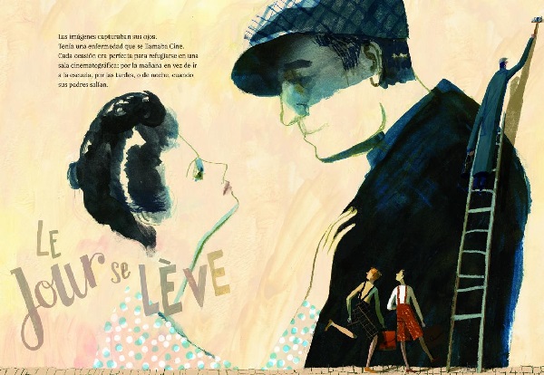 Ilustración de François Truffaut: el niño que amaba el cine