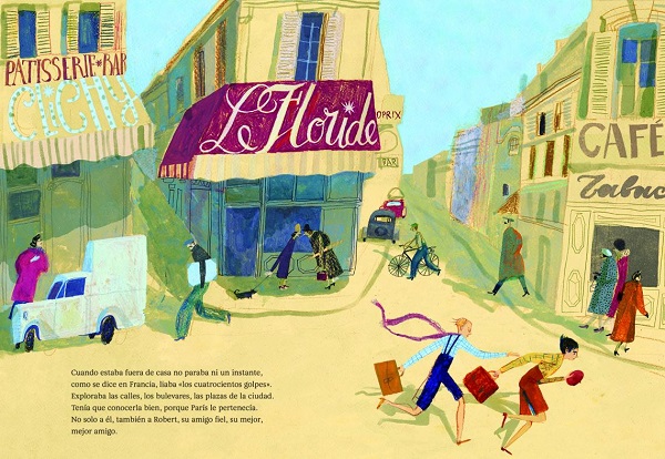 Ilustración de François Truffaut: el niño que amaba el cine