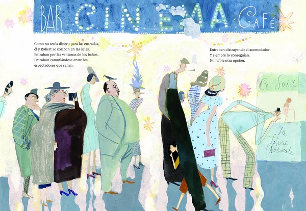 Ilustración de François Truffaut: el niño que amaba el cine