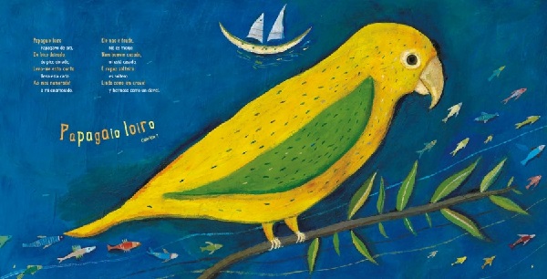 Ilustración de Cancionero infantil del papagayo