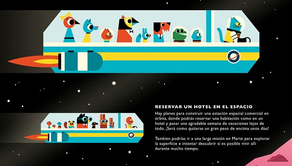 Ilustración de El profesor Astro Cat y las fronteras del espacio