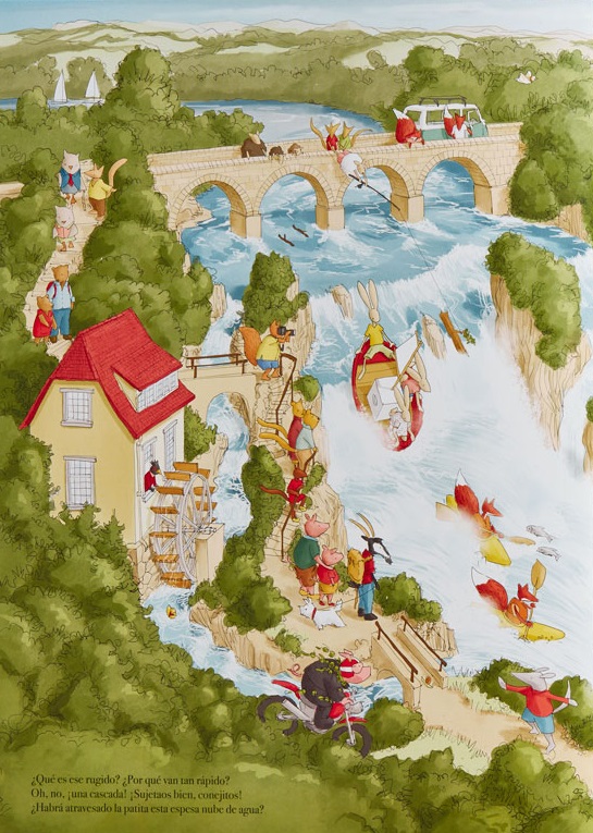 Ilustración de A lo largo del río