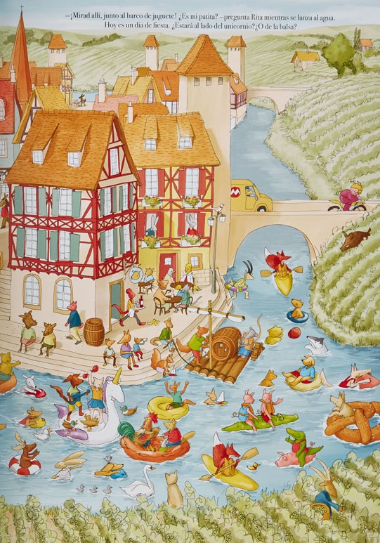 Ilustración de A lo largo del río