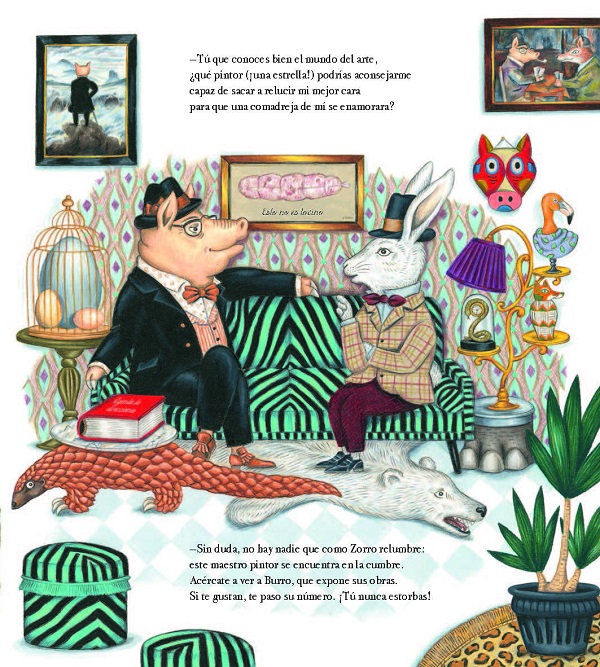 Ilustración de El retrato del conejo