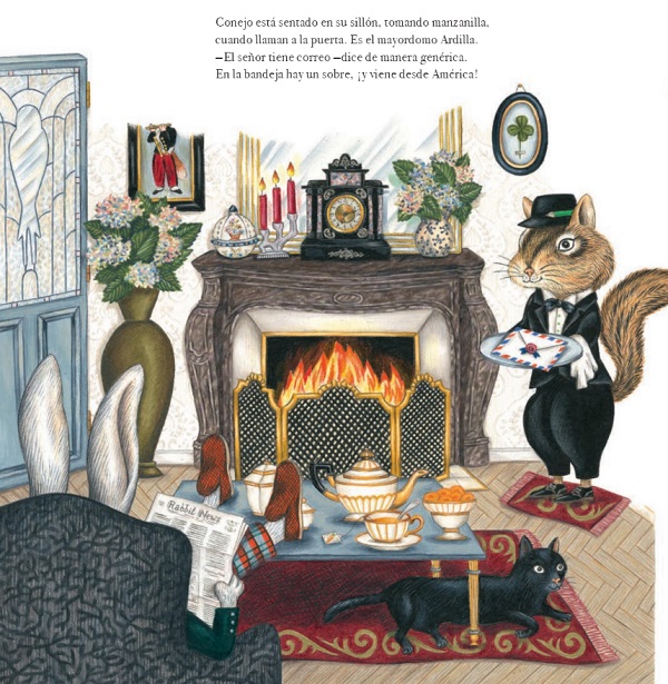 Ilustración de El retrato del conejo