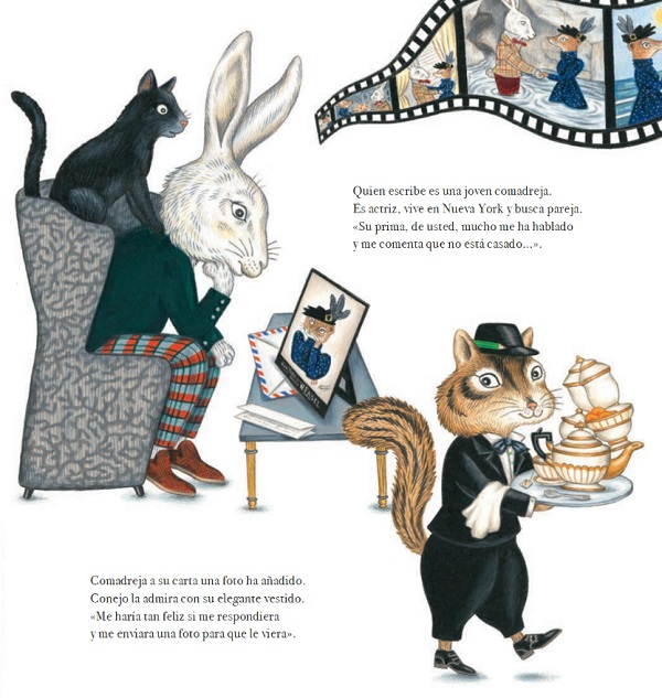 Ilustración de El retrato del conejo