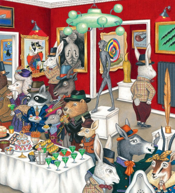 Ilustración de El retrato del conejo