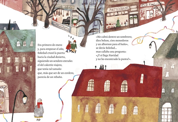 Ilustración de Un calcetín infinito