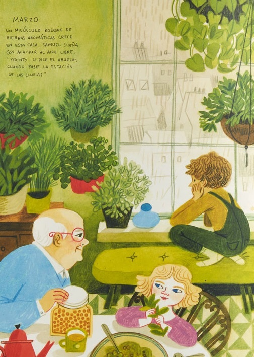 Ilustración de Un año en Villaflor