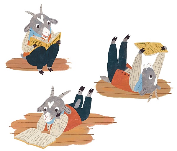 Ilustración de LOS LIBROS NO SE COMEN