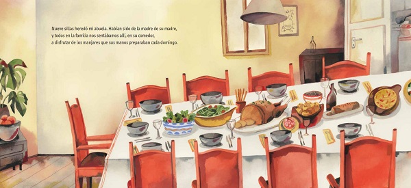 Ilustración de El comedor de la abuela