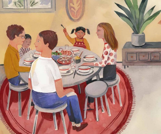 Ilustración de El comedor de la abuela