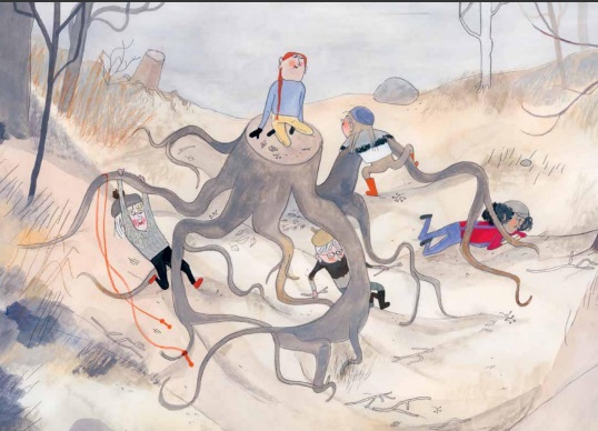 Ilustración de El agujero
