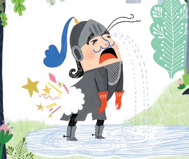 Ilustración de El caballero sin trasero
