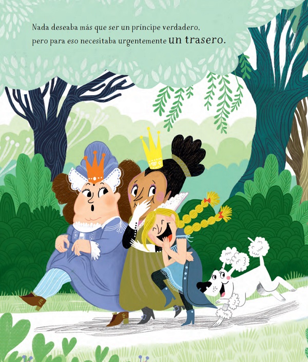 Ilustración de El caballero sin trasero