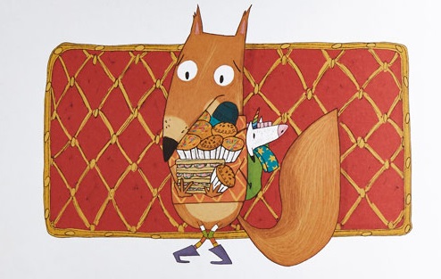 Ilustración de Cuando el pequeño lobo se convirtió en EL GRAN LOBO FEROZ